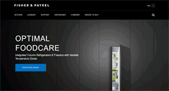 Desktop Screenshot of fisherpaykel.com